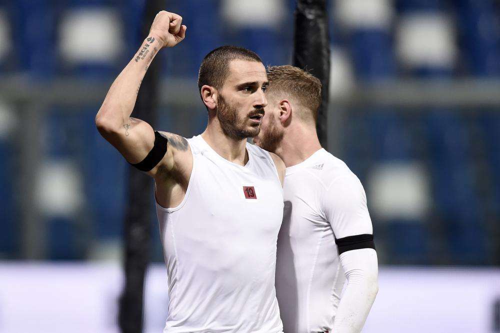 Sky - Bonucci, frattura al setto nasale: a San Siro giocherà con una maschera