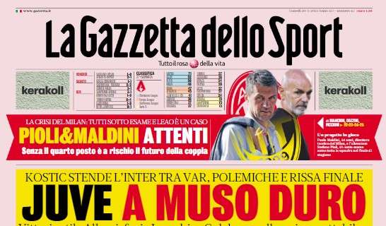 PRIMA PAGINA - Gazzetta: “Scudetto arriviamo. Il titolo già ad aprile?"