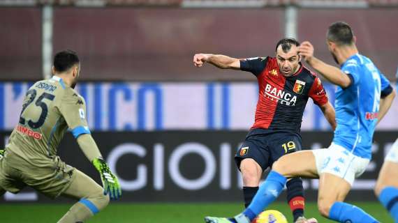 Genoa-Napoli 2-1, le pagelle: Maksi-Rui regalano i 2 gol, non basta il tiro al bersaglio dell'attacco