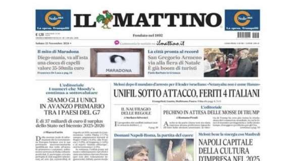 Il Mattino: "Conte-Ranieri, sfida da tutto esaurito"