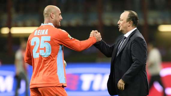 Benitez: "Non la nostra miglior prova, ma vittoria pesante. Maggio? Mesto fortissimo. Reina? Si studiano i rigori, il Milan lo sa bene"