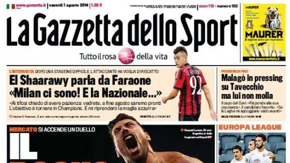 FOTO - GazzSport e la sfida Juve-Milan: "Il Pocho dei desideri"