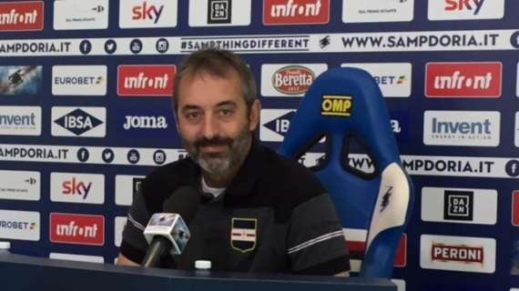 Giampaolo in conferenza: "Grande prova collettiva, altrimenti il Napoli non lo batti. Potevamo prendere gol dopo 20 secondi"