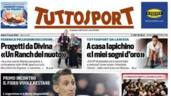 PRIMA PAGINA - Tuttosport: "Juve-Di Maria, si tratta"