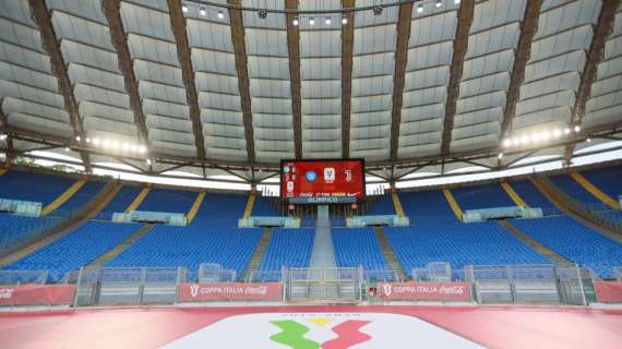 All'Olimpico il Napoli festeggia la Coppa Italia, nell'impianto riecheggia 'O Surdato 'nnammurato