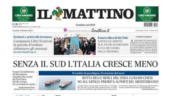 Il Mattino: “Ok, la carica è giusta”