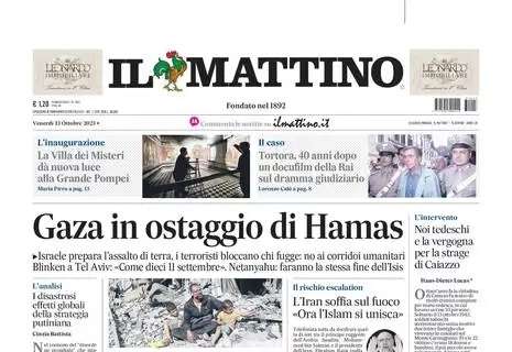 PRIMA PAGINA - Il Mattino: "Napoli, l'operazione serenità di DeLa"