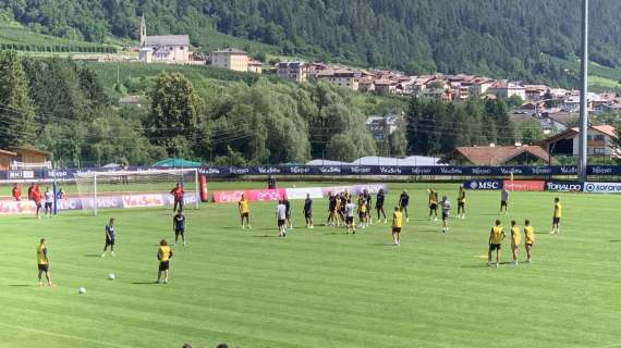 Dimaro, day 10: sessione mattutina, si provano anche i calci piazzati. Anguissa torna in gruppo