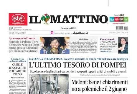 Il Mattino: "Nel tesoro rubato a Diego anche gioielli e diamanti per 1mld di lire”