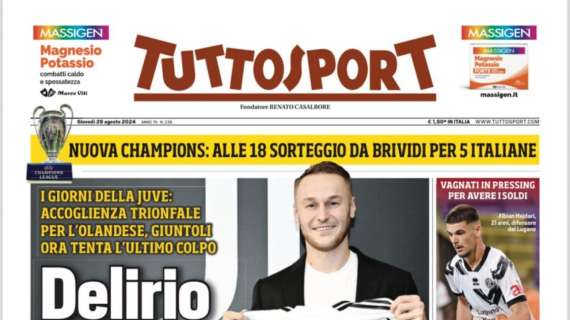 Tuttosport: “La felicità di Lukaku”