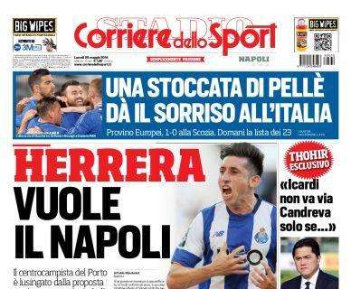 PRIMA PAGINA - Cds Campania annuncia: "Herrera vuole Napoli e spinge per la cessione"