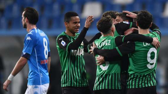 RILEGGI LIVE - Sassuolo-Napoli 3-3, è finita: disastro finale di Manolas, è pareggio al Mapei!