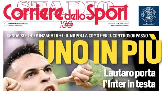 Corriere dello Sport: “Napoli a Como per effettuare il contro-sorpasso”