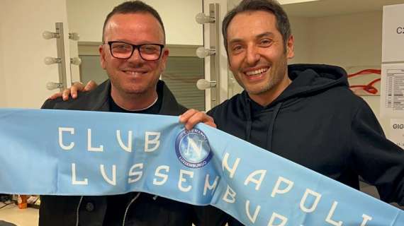 Gigi D’Alessio al Casinó di Mondorf-les-Bains: l'emozione del pres. Club Napoli Lussemburgo