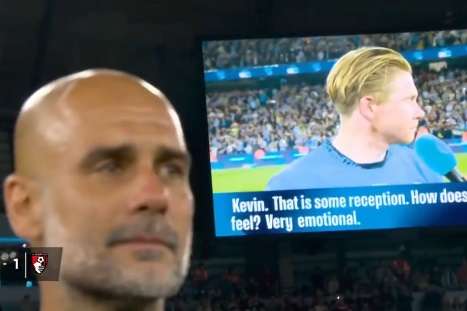 Il City saluta De Bruyne: video ricordi, messaggi e pasillo de honor. Guardiola in lacrime