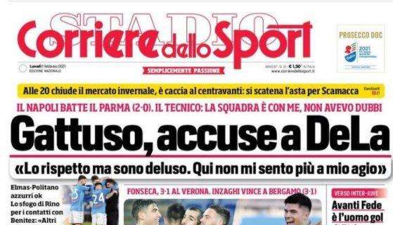 PRIMA PAGINA - CdS: "Gattuso, accuse a De Laurentiis"