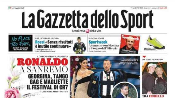 PRIMA PAGINA - Gazzetta sulle parole di Fonseca: "Che accusa agli arbitri!"