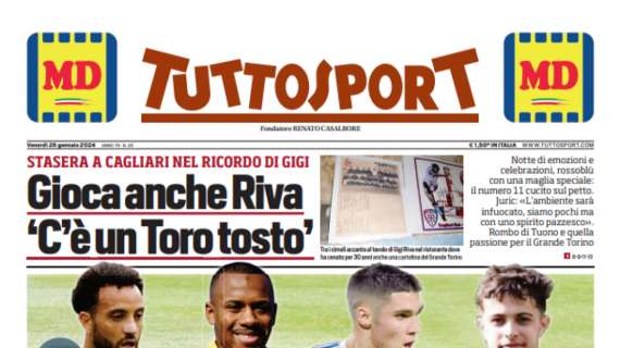 PRIMA PAGINA - Tuttosport: "Juve Per Tutte Le Età"