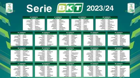 Serie B, il calendario della stagione 2023-2024