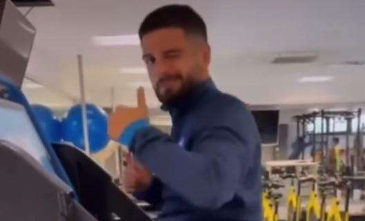 VIDEO - Insigne tenta il recupero per domenica: l'allenamento sul tappeto antigravità