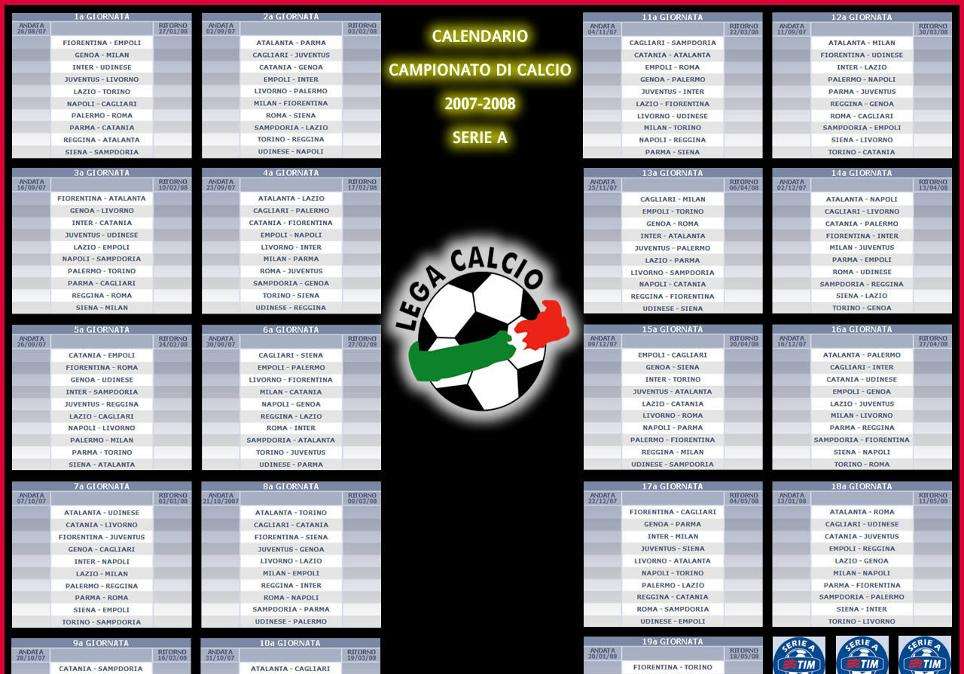  Sorteggio dei calendari di serie A: Esordio con il Genoa, Napoli-Milan alla terza, Inter alla sesta. Ecco il calendario completo