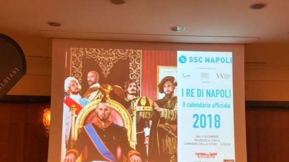 FOTO - SSC Napoli presenta il calendario ufficiale: ecco i primi scatti