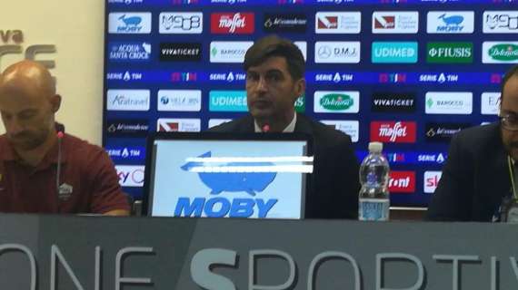 Roma, Fonseca in conferenza: "Pressing fondamentale, dobbiamo avere sempre questa voglia e questa corsa"