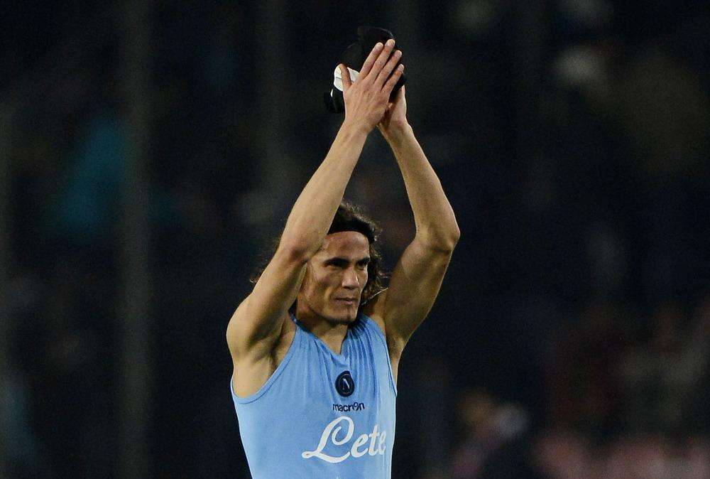 LIVE - Napoli-Atalanta 3-2 (4', 20' s.t. Cavani, 36' Pandev, 30' a.g.Cannavaro, 27' Denis) Il Napoli vince con gli  Inceppati 