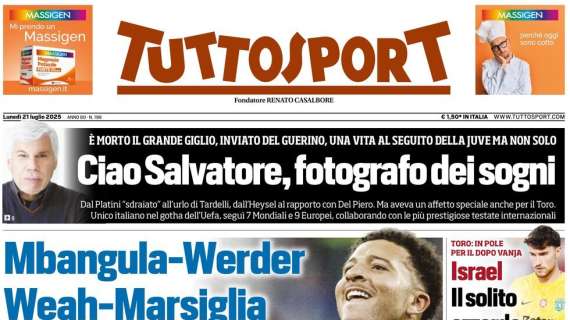 Tuttosport: "Juve, ecco i miilioni per Sancho. E Osimhen va al Gala..."