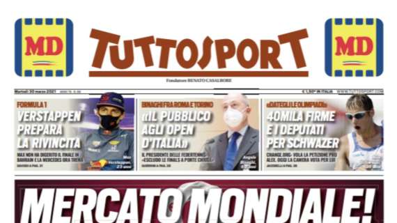 PRIMA PAGINA - Tuttosport: “Mercato Mondiale!”