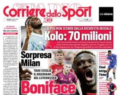 Corriere dello Sport: "Hojlund dice no al Milan, ci prova il Napoli che pensa a Dovbyk"