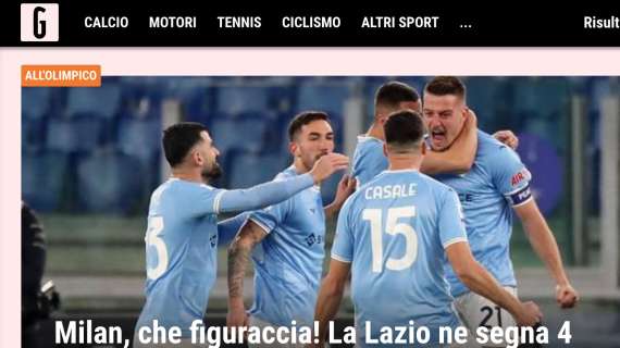 FOTO - "Figuraccia!", la Gazzetta non ha altri termini per il crollo del Milan: "Cancellati!"