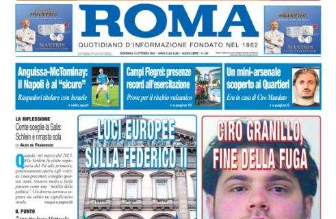 Il Roma titola: "Anguissa-McTominay, il Napoli è al sicuro"