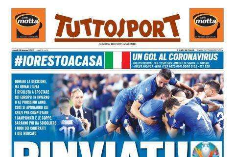 PRIMA PAGINA - Tuttosport - "Rinviati gli Europei!"