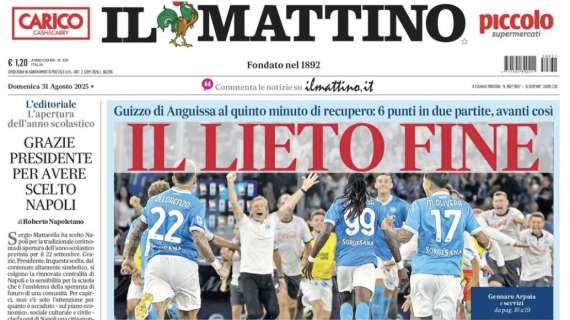 Il Mattino: "Il lieto fine"