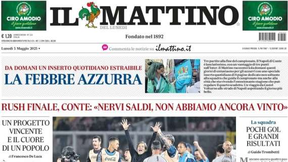 Il Mattino: "Vola Napoli"