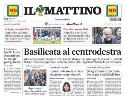 PRIMA PAGINA - Il Mattino: "Napoli a nervi tesi: la telefonata di DeLa e l'ipotesi ritiro"