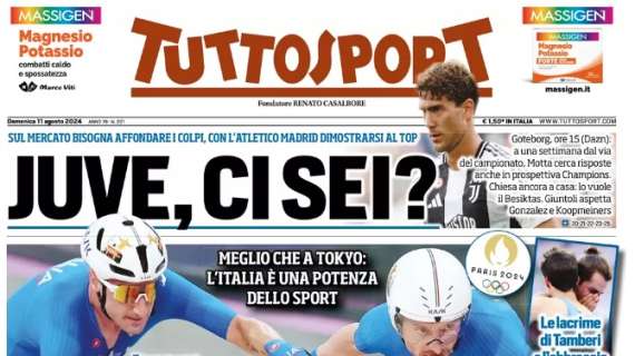 Tuttosport: "Grazie Meret, Conte passa solo ai rigori"