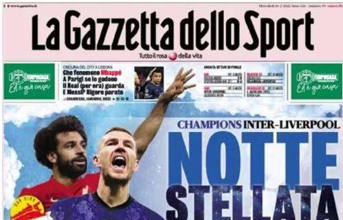PRIMA PAGINA Gazzetta: "Notte stellata"