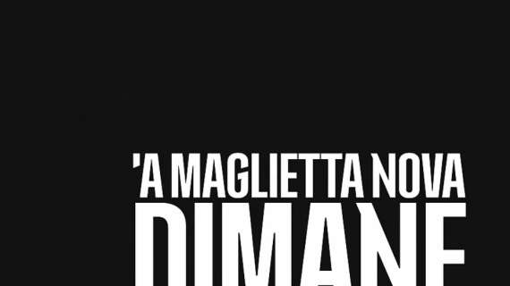 Nuova maglia con lo scudetto, sarà svelata domani: l’annuncio della SSC Napoli