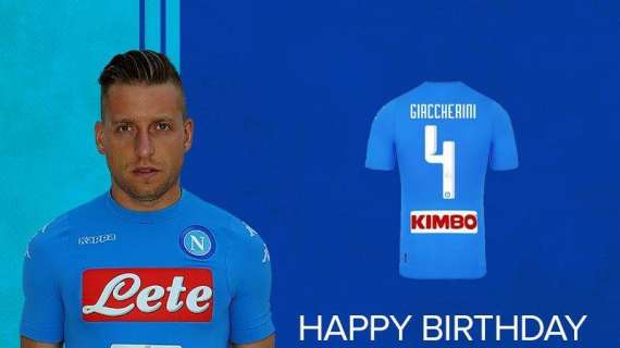 FOTO - Buon compleanno Giaccherini: l'esterno compie 32 anni, ecco gli auguri della SSC Napoli
