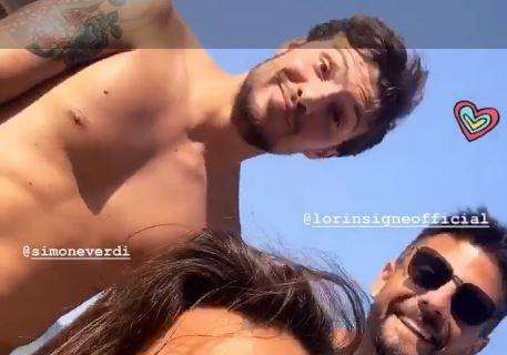 FOTO - Insigne, Verdi e compagne insieme in Sardegna: 'boomerang' Instagram al Fort Village