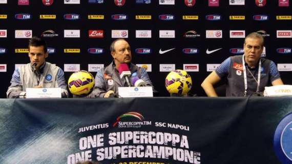 Benitez: "Juve davanti in campionato, ma in gara secca è diverso". Maggio: "Non voglio pensare a Pechino..."