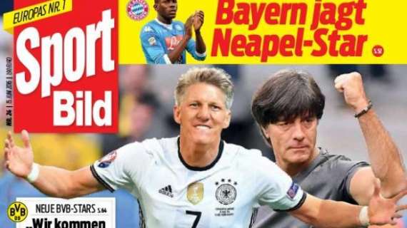 FOTO - Dalla Germania, Sport Bild in prima pagina: "Il Bayern va a caccia di Koulibaly!"