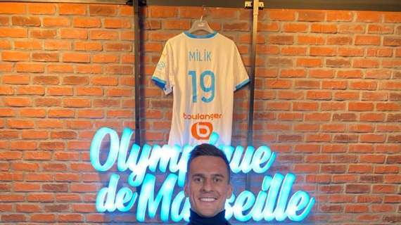 Milik sui social: "Felice di essere del Marsiglia, uno dei club più prestigiosi d'Europa!"