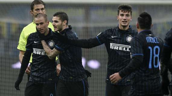 Serie A, Inter-Lazio 2-2: i nerazzurri rimontano due gol con Palacio e Kovacic