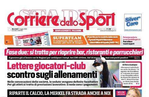 PRIMA PAGINA - CdS Campania - "Mertens, rinnovo o divorzio"