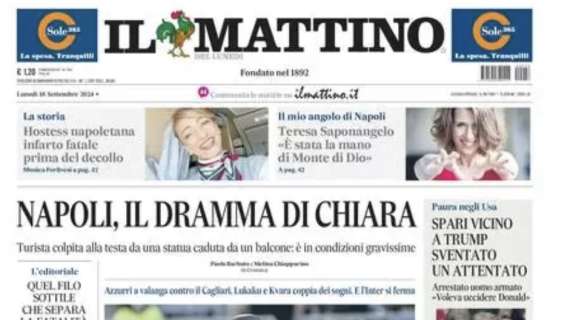 Il Mattino: "Riecco la vetta"