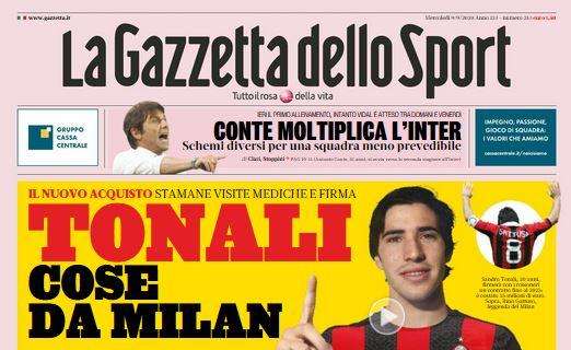 PRIMA PAGINA - Gazzetta - Ancelotti consola Zaniolo: "Ci sono passato, tornerà più forte"