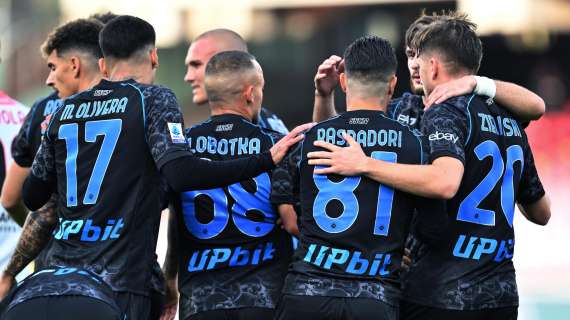 RILEGGI LIVE - Salernitana-Napoli 0-2 (13' Raspadori, 82' Elmas): gli azzurri vincono il derby!